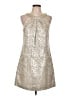 Trina Turk Metallic Silver Cocktail Dress Size 10 - photo 1