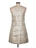 Trina Turk Metallic Silver Cocktail Dress Size 10 - photo 2