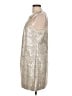 Trina Turk Metallic Silver Cocktail Dress Size 10 - photo 5