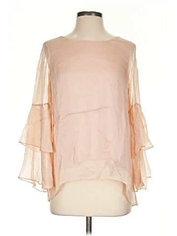 Soft Surroundings 3/4 Sleeve Silk Top (view 1)