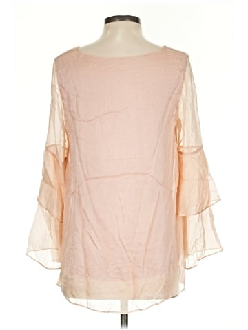 Soft Surroundings 3/4 Sleeve Silk Top (view 2)