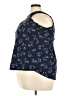 Lucky Brand Floral Blue Sleeveless Blouse Size 1X - photo 5