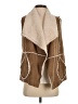 Caslon 100% Polyester Tan Faux Fur Vest Size S - photo 1