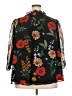 Bar III 100% Polyester Black 3/4 Sleeve Blouse Size 3X - photo 2