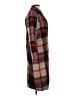 Zara 100% Wool Plaid Red Wool Coat Size M - photo 4
