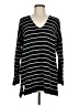 Eileen Fisher Stripes Black Pullover Sweater Size M - photo 1