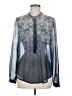 Love Stitch 100% Polyester Blue Long Sleeve Blouse Size M - photo 1