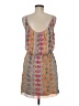 BCBGeneration 100% Polyester Argyle Gray Casual Dress Size M - photo 2