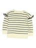 Gap Kids 100% Cotton Stripes Ivory Pullover Sweater Size 4 - 5 - photo 1