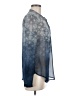 Love Stitch 100% Polyester Blue Long Sleeve Blouse Size M - photo 4