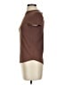 Tahari Brown Short Sleeve Top Size S - photo 5