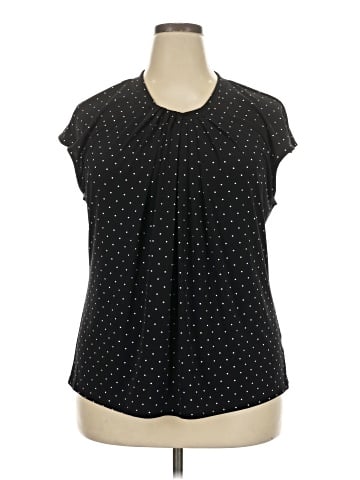 Liz Claiborne Career Short Sleeve Blouse (view 1)