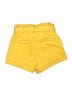 Express Solid Yellow Shorts Size 10 - photo 2