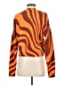 Zara Animal Print Orange Pullover Sweater Size S - photo 2