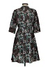 Zara Basic 100% Polyester Print Black Casual Dress Size S - photo 2