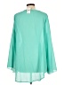 Ashley Stewart 100% Polyester Teal Long Sleeve Blouse Size 12 Plus - photo 2