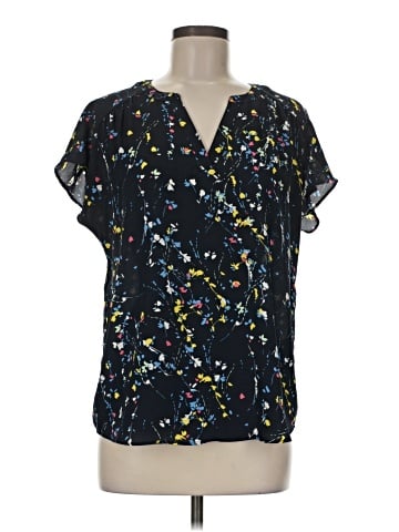 Banana Republic Factory Store Short Sleeve Blouse (view 1)