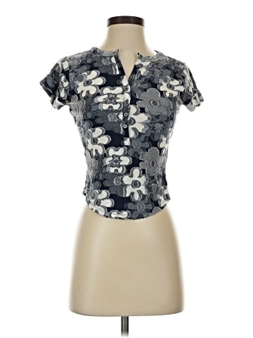 Pilcro Short Sleeve Blouse (view 1)