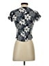 Pilcro Gray Short Sleeve Blouse Size XXS - photo 2