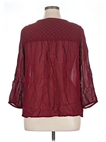 Lucky Brand 3/4 Sleeve Blouse (view 2)