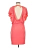 Jessica Simpson Solid Orange Cocktail Dress Size 4 - photo 2