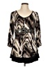 Cocomo Brown 3/4 Sleeve Blouse Size L (estimated) - photo 1