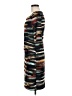 Connected Apparel Graphic Brown Casual Dress Size 8 - photo 5