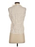 Liz Claiborne Ivory Sleeveless Button-Down Shirt Size P (petite) - photo 2