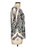 Dana Buchman Silver Short Sleeve Blouse Size L - photo 4
