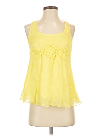 Max Studio Sleeveless Silk Top (view 1)