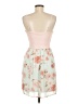 AUW 100% Polyester Floral Pink Cocktail Dress Size M - photo 2