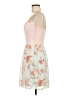 AUW 100% Polyester Floral Pink Cocktail Dress Size M - photo 5