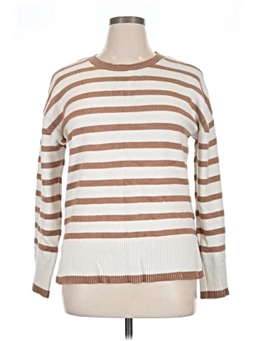 Marled Pullover Sweater (view 1)