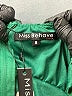 Miss Behave 100% Polyester Green Dress Size 8 - photo 3