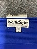 North Style Solid Blue Cocktail Dress Size L - photo 7