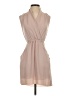 Wilfred 100% Polyester Solid Tan Cocktail Dress Size XXS - photo 1