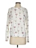P.J. Salvage Print White Pullover Sweater Size S - photo 1