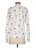 P.J. Salvage Print White Pullover Sweater Size S - photo 2