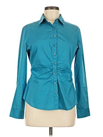 New York & Company Long Sleeve Button-Down Shirt (view 1)