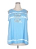 LIVI Active Blue Sleeveless T-Shirt Size 22 - 24 - photo 1