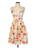 Hutch Color Block Orange Cocktail Dress Size 0 - photo 1