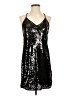 Lavender Brown 100% Polyester Black Cocktail Dress Size XS - photo 1