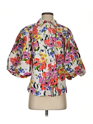 Maeve by Anthropologie 3/4 Sleeve Blouse (view 1)