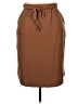 Zenana Solid Brown Casual Skirt Size XL - photo 1