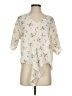 Everly Ivory 3/4 Sleeve Blouse Size S - photo 1