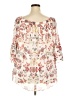 Alyx 100% Polyester Ivory 3/4 Sleeve Blouse Size 2X - photo 2