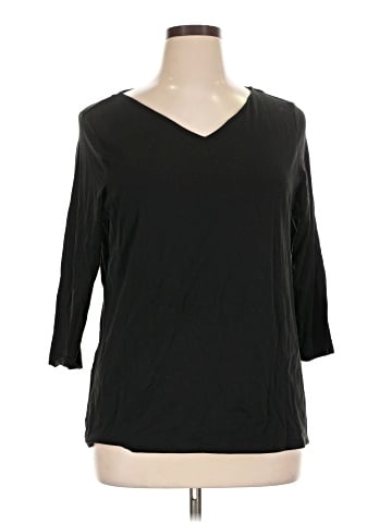 Chico's 3/4 Sleeve T-Shirt (view 1)