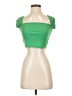 Rusttydustty Green Short Sleeve Top Size S - photo 1
