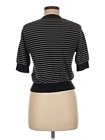 Madewell Textural-Stitch Crewneck Sweater in 100% Cotton (view 2)