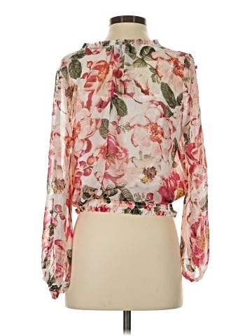 White House Black Market Long Sleeve Blouse (view 2)